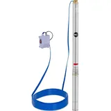 MSW Brunnenpumpe - 3 800 l/h 750 W Edelstahl