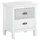 OTTO home Nachtschrank Pilatus 45 x 35 x 50 cm Weiß