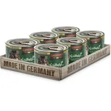 LEONARDO Katzen Nassfutter Superior Selection, Truthahn Forelle & Cranberries, 6x200g Dose, für ausgewachsene Katzen, getreidefrei, ohne Zucker, Made in Germany