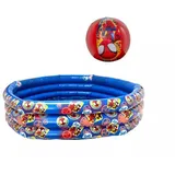 SpiderMan Spidey Friends 3-Ringe Kinderpool blau (MPNR)