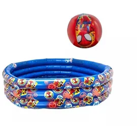SpiderMan Spidey Friends 3-Ringe Kinderpool blau (MPNR)