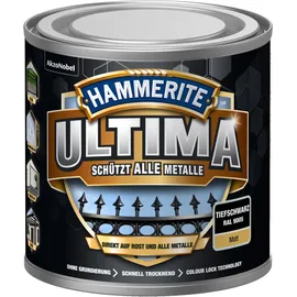 HAMMERITE Metall-Schutzlack Ultima 250 ml tiefschwarz matt
