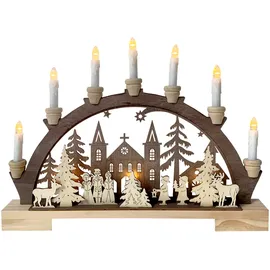 Hti-Living Leuchtbogen Sternensinger vor der Kirche