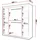 Mirjan24 Schwebetürenschrank Riflo Slim 2 200 x 200 x 0 cm Schwarz/Gold
