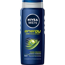 NIVEA Men Energy Duschgel für Körper, Gesicht und Haare 500 ml