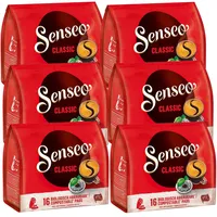 6x 16 Senseo Pads Classic Klassisch Harmonisch Kaffeegenuß Bürobedarf Kaffeepads