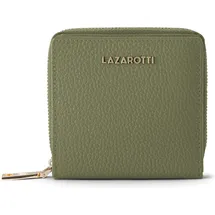 lazarotti Bologna Leather Geldbörse Damen olivgrün