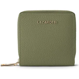 lazarotti Bologna Leather Geldbörse Damen olivgrün