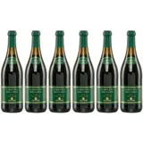 Lambrusco Gualtieri Rosso süß 6x 0,75l Dell Emilia | Roter Perlwein aus Italien