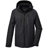 KILLTEC Herren Funktionsjacke/Outdoorjacke mit abzippbarer Kapuze KOW 7 MN JCKT, dunkelanthra, S,