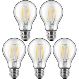 blulaxa® LED Filament Lampe A60 49252 7W E27 810 lm warmweiß 5 St.