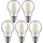 blulaxa® LED Filament Lampe A60 49252 7W E27 810 lm warmweiß 5 St.