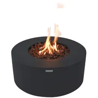 ELEMENTI Feuerschale Ø 87 cm Schwarz