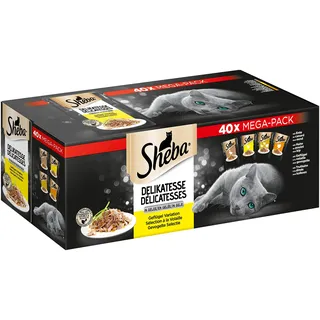 Sheba Delikatesse in Gelee Geflügel  40 x 85 g