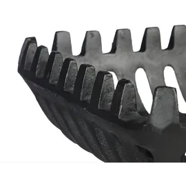 Relaxdays Kaminrost Gusseisen 42 x 28 cm schwarz
