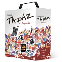 Tapaz - Rotwein Tempranillo in Bag in Box, aus Spanien (1 x 2,25 L)