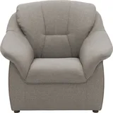 DOMO collection Sessel DOMO COLLECTION "Faenza für kleine Räume, zeitlos und elegant, kompakte Maße", grau (stone), B:83cm H:88cm T:82cm, 100% Polyester, Sessel, Sessel