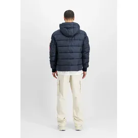 Alpha Industries Hooded Puffer Alpha FD blau M