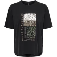 Only Kurzarmshirt "ONLFREE LIFE S/S BOTANICAL TOP BOX JRS",
