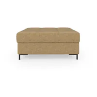 DOMO collection Polsterhocker »Capelo«, inklusive Federkern beige