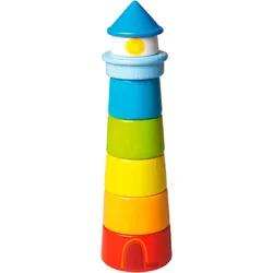 Stapelspielzeug HABA "Leuchtturm", bunt, Stapelspielzeug, Kinder, Holz