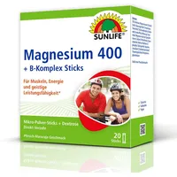Sunlife Magnesium 400 + B-Komplex Sticks 20 St.