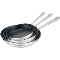 Jamie Oliver by Tefal Jamie Oliver Brushed Pfannen-Set 3-tlg 20 cm + 24 cm + 28 cm