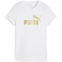 Puma Essentials Metallic No. 1 Logo Weiß XL