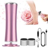 Honey Glow Foot, Honey Glow Foot, Elektrische Fußfeile Mit 60 Ersatzscheiben, Einstellbare Geschwindigkeiten, For Schwielen, Abgestorbene Haut, Rissige Füße, Frauen, Männer, Pediküre Zu Hause(Rose)