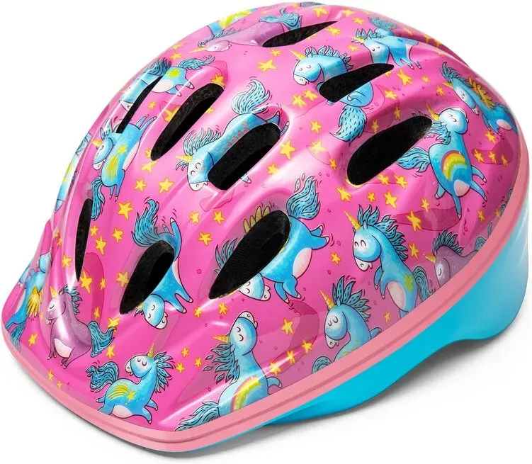 OutdoorMaster Ibex Jugend- und Kinderhelm - für Lauflernrad und Kleinkindroller, Pink, S