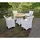 Zebra Loomus Gartentisch Ø 100 x 75 cm silkwhite/natur