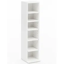 KADIMA DESIGN Wandregal 21 x 20 x 91 cm Weiß