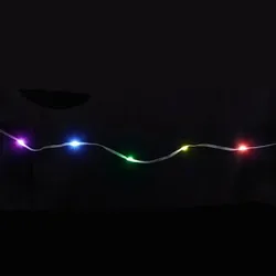 Idena 12x Smart LED-Lichterkette USB Bluetooth App Fernbedienung Timer Musik RGB 12m 100 LED Innen bunt