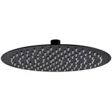 Aloni Regendusche Kopfbrause rund Schwarz matt Ø 20 cm
