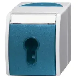 Busch-Jaeger 2733SLW-53 Schlüsselschalter Ausschaltung, 1-polig 2CKA001101A0917 2733SLW53