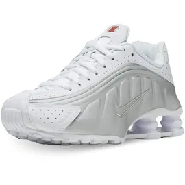 Nike Shox R4 Damen White/Metallic Silver/Max Orange/White 40,5