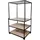 Hti-Living Esstisch 1-tlg. Metall beige/schwarz