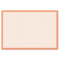 Sigel HO270 Schreibunterlage Weiß, Orange (B x H) 595mm x 410mm