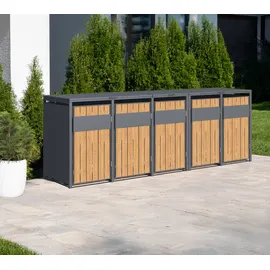 Westmann Mülltonnenbox Varius 330 x 116 cm grau
