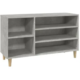 vidaXL Schuhregal 102 x 60 x 36 cm grau / betongrau
