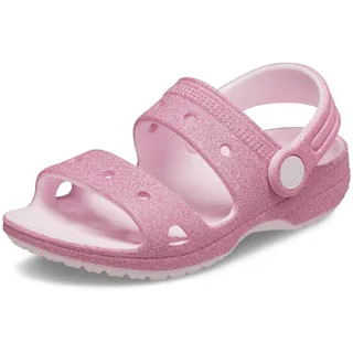 Crocs Unisex Kinder Classic Crocs Glitter Sandal T Sandalen, Pink Milk, 27/28 EU - 27/28 EU