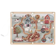 Little Dutch Magnetisches Labyrinth Little Farm mehrfarbig