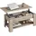 Yaheetech Couchtisch Höhenverstellbar Weiß MDF 100 x 60 cm