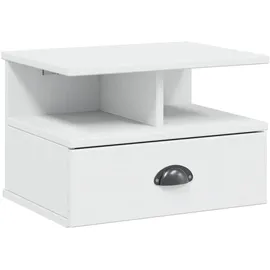 vidaXL Nachtschrank Hill 40 x 31 x 27 cm Weiß