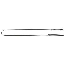 KERBL Tape Leash GoLeyGo mit Adapter, Schwarz, 20mm x 140-200cm,M, max.60kg