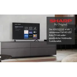 Sharp 43GD2225E 43" Full HD LED Roku TV