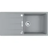 Franke Centro CNG 611-100 links Einbauspüle steingrau Excenterbetätigung 1000 x 500 mm