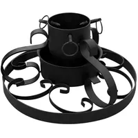 Lex Weihnachtsbaumständer Christbaumständer Tannenbaumständer Klassik schwarz