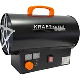 KRAFT&DELE | Gasheizgebläse, Gasheizer, Heizkanone, Gasheizstrahler, 25kW, Thermostat, Reduzierstück, Bauheizer Gas, Heizgerät, heizstrahler, He... - Schwarz
