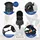 Mobiclinic Mobiclinic® kids, 3-rad-kinderwagen, Agnes, Geländereifen, Einhandlenker, 5-punkt-gurtsystem, Rückentasche, Sportlicher stil, Ein-klick-faltmechanismus, Xxl-korb, Bis zu 22 kg